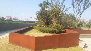 亭湖耐候钢挡土墙